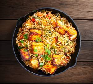 Paneer Schezwan Fried Rice with Veg Manchurian
