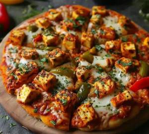Tandoori paneer cheese pizza [7 inches]