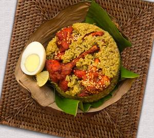 Chicken Biryani 550 g With 2 Piece Chicken Lollipop