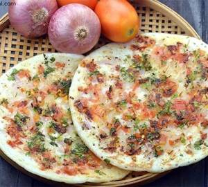 Tomato Onion Cheese Uttapam