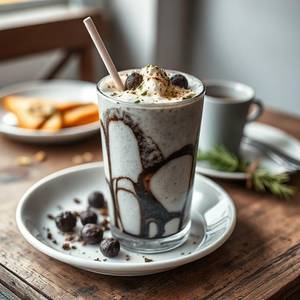 Black forest crunch and pie shake