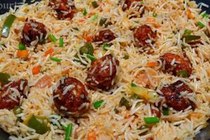 Veg Manchurian Fried Rice