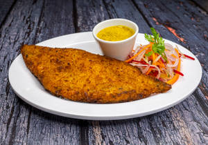 North Kolkata Bhetki Fry (2 Pcs)