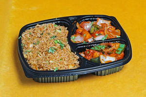 Veg Fried Rice & Paneer Chilli
