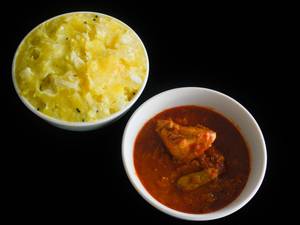 Kappayum Nadan Chicken Curry Combo