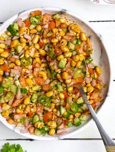 Corn chaat