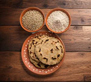 Makka bajre ki mix roti with desi ghee