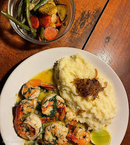 King Prawns Butter Garlic Sauce