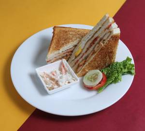 Rooster Chicken Club Sandwich