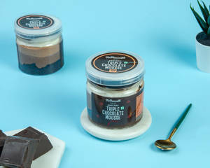 [Eggless] Triple Chocolate Mousse