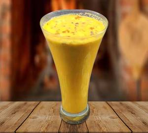 Chilled badam milkshake