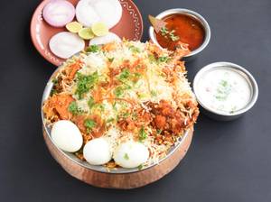 Chicken Fry Biryani (3Pc)