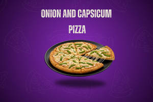 Onion And Capsicum Pizza