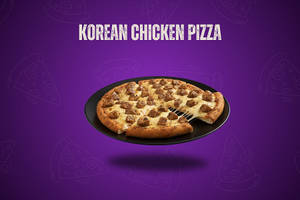 Korean Barbeque Chicken Pizza