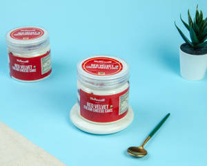 Redvelvet Cream Cheese Cake Jar