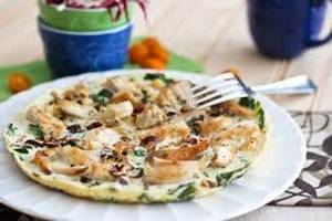 Egg White Omlet With Chicken