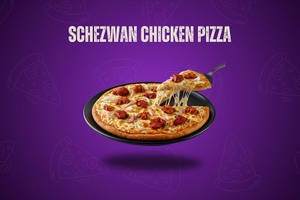 Schezwan Chicken Pizza