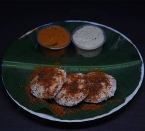 Ghee karam idli [3pcs]