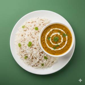 Jeera rice + Dal Fry