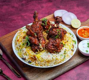 Mini Chicken Lollipop Pulao