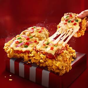 Chizza - Pizza with a KFC Twist