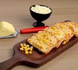 Corn Cheese Garlic Bread