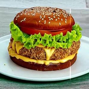 Loaded cheese burger 