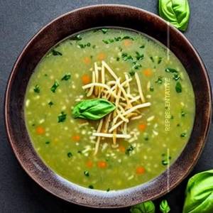 Basil soup