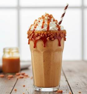 Butterscotch milk shake