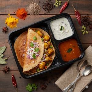 Veg Rava Masala Dosa