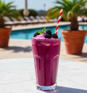 Blueberry Milk Shake