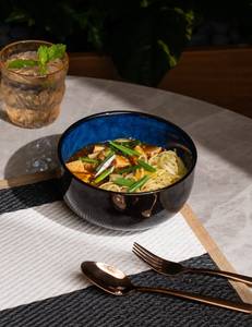 Stir Fried Tofu ,Asian Greens Noodle Bowl