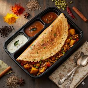 Butter Ghee Rawa Masala Dosa