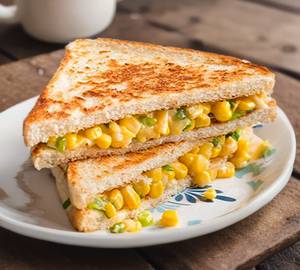 Crazy Cheese Corn Sandwich