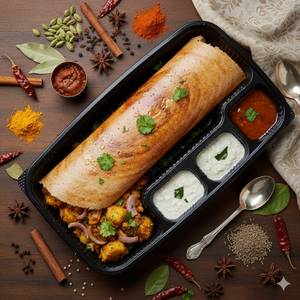 Butter Ghee Onion Sada Special Dosa