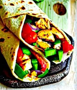Chicken mexican wrap