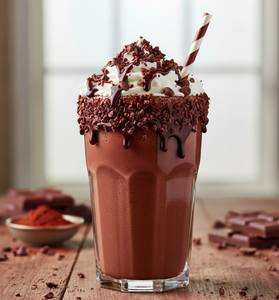 Chocolate milk shake