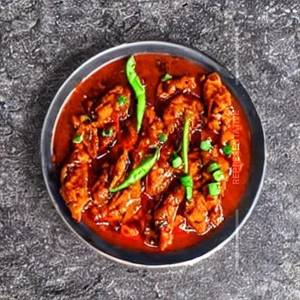 Chilli fish dry chinese style