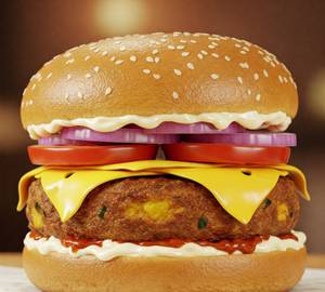 La dino Tikki Burger