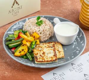 Jain Cottage Cheese Grilled Steak
