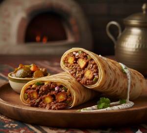 Achari Paneer Kathi Roll