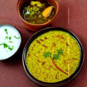 Achari Toor Dal Khichdi - Desi Ghee Preparation
