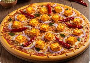 Spicy Schezwan Paneer Pizza