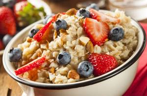 Fresh Fruit Oatmeal Bowl