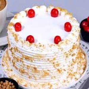 Eaggless vanilla and butterscotch cake