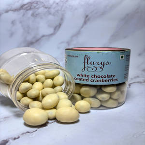 White Chocolate Coated Cranberry Jar [100 g]