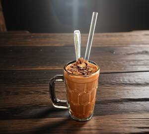Cold coco with chocolate chips