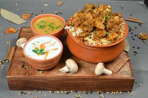 Kaaju Mushroom Biryani [Full]