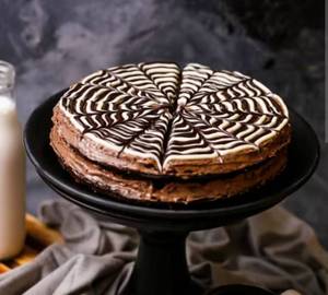 Dark Chocolate Waffle Cake