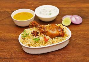 Single Pc Chicken Dum Biryani